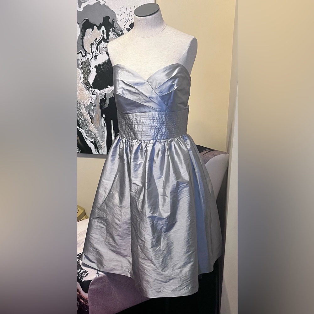 After 5 Ready!  NWT Cocktail Dress in  silver with side pockets